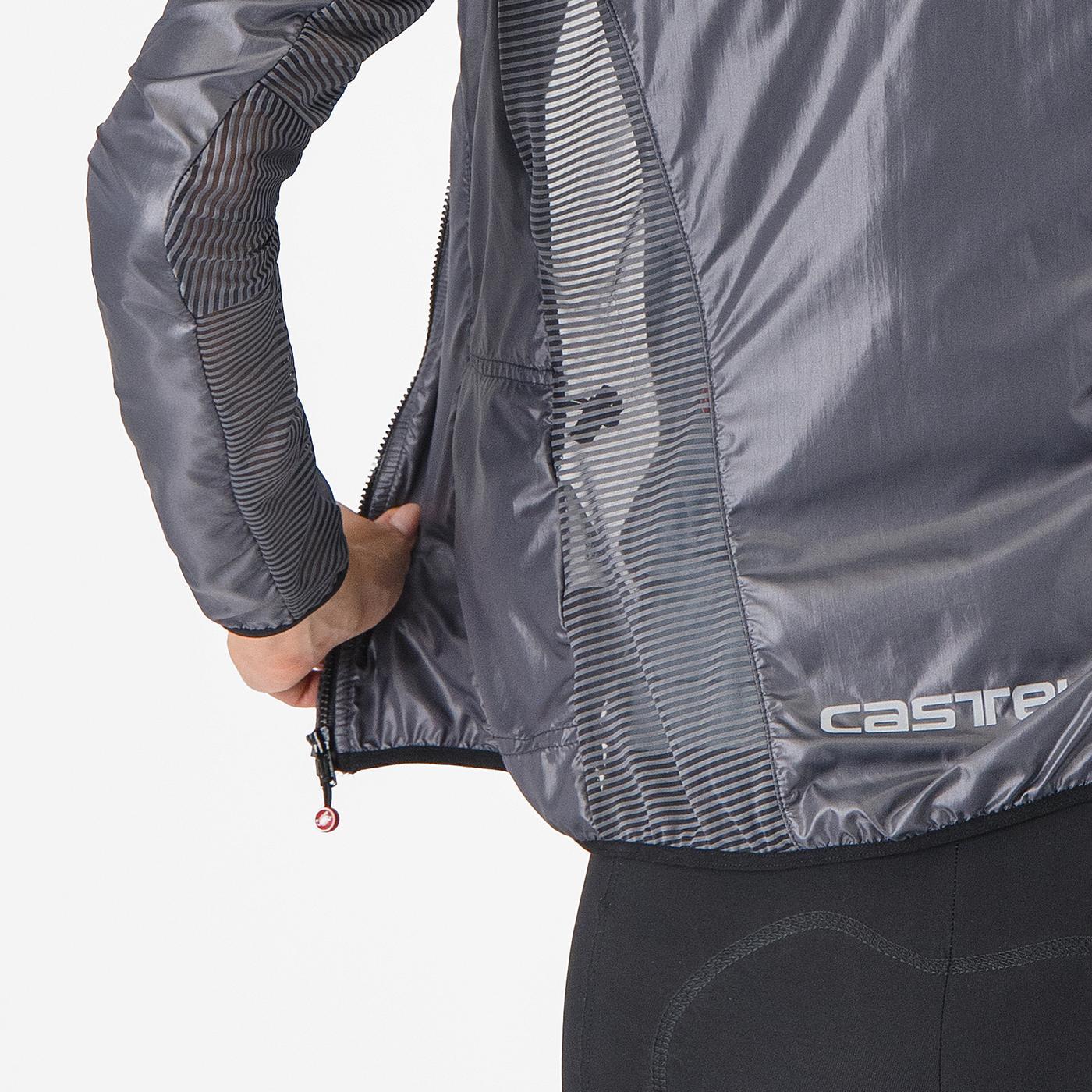 Veste CASTELLI ARIA SHELL Femme Gris Foncé - Image 5