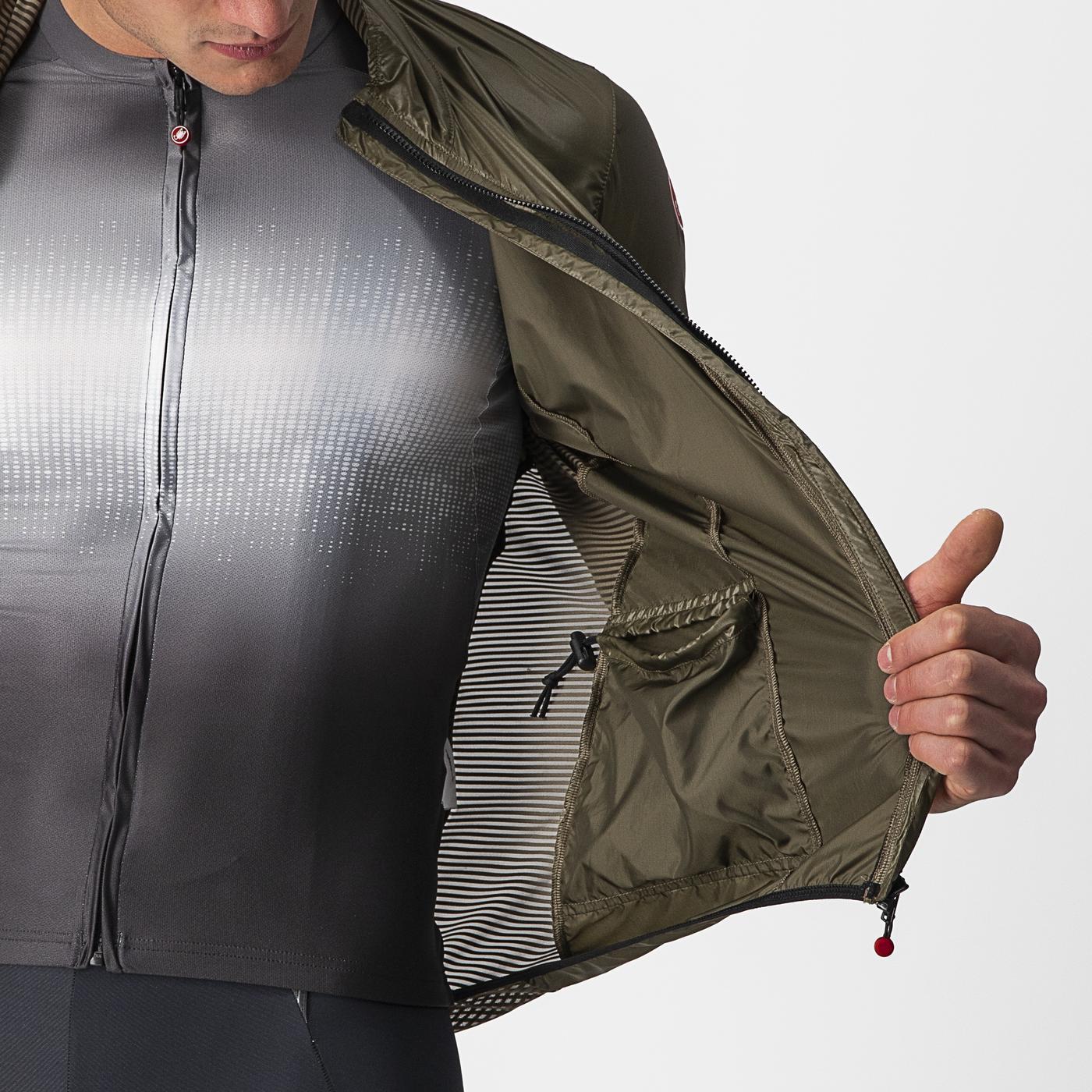 Veste CASTELLI ARIA SHELL Marron - Image 5