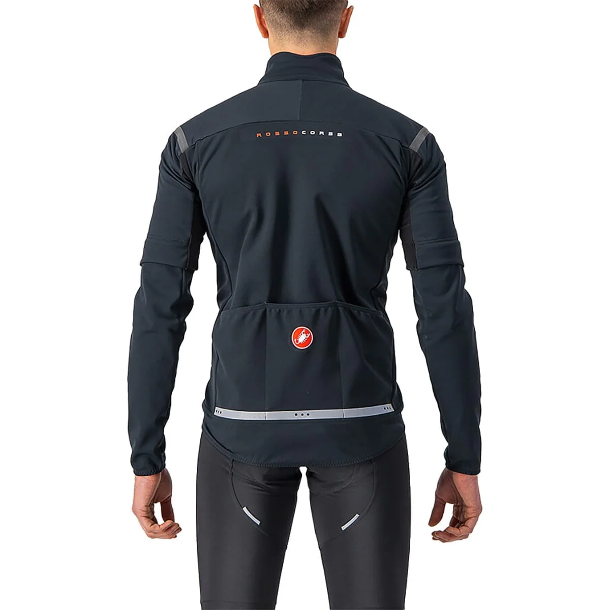 Veste CASTELLI CONVERTIBLE PERFETTO ROS 2 Noir/Noir Reflex - Image 2