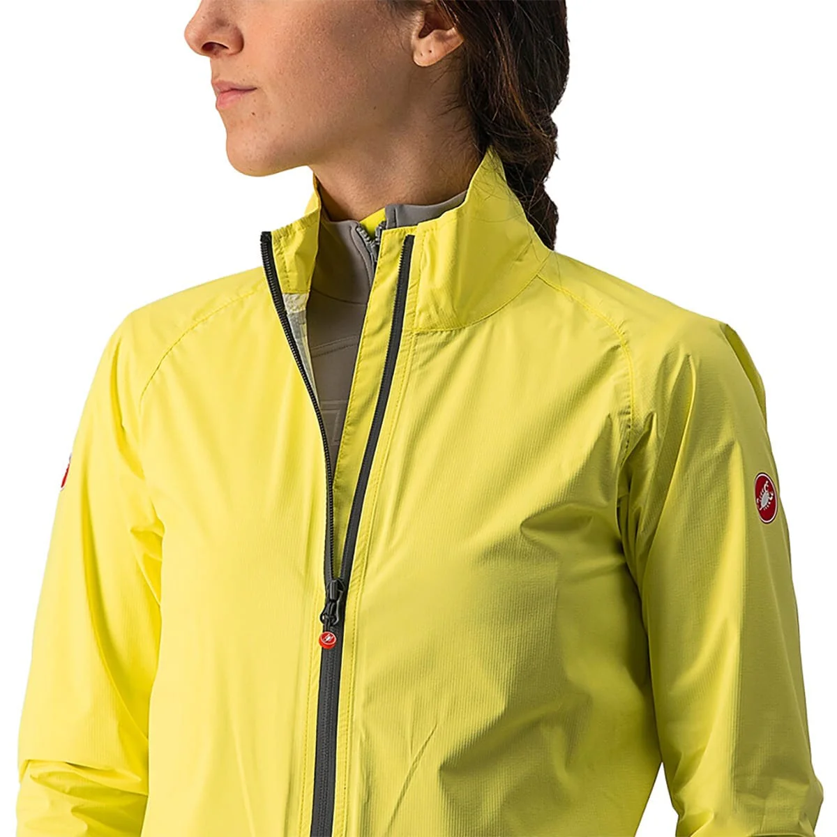 Veste CASTELLI EMERGENCY 2 RAIN Femme Jaune - Image 5