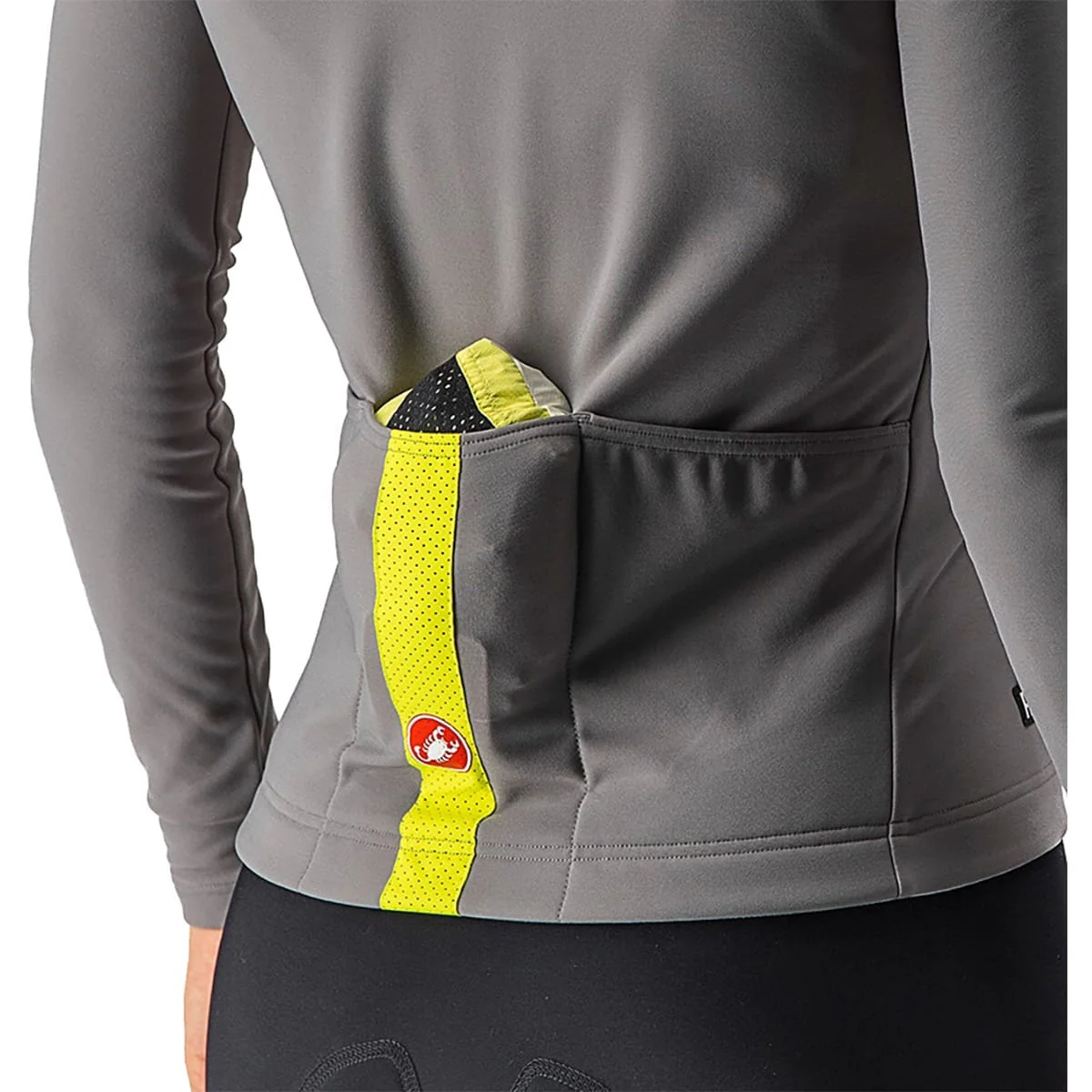 Veste CASTELLI EMERGENCY 2 RAIN Femme Jaune - Image 7