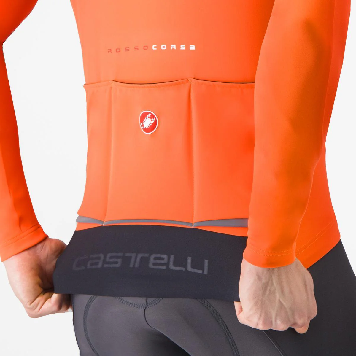 Veste CASTELLI PERFETTO AIR Orange/Noir - Image 8