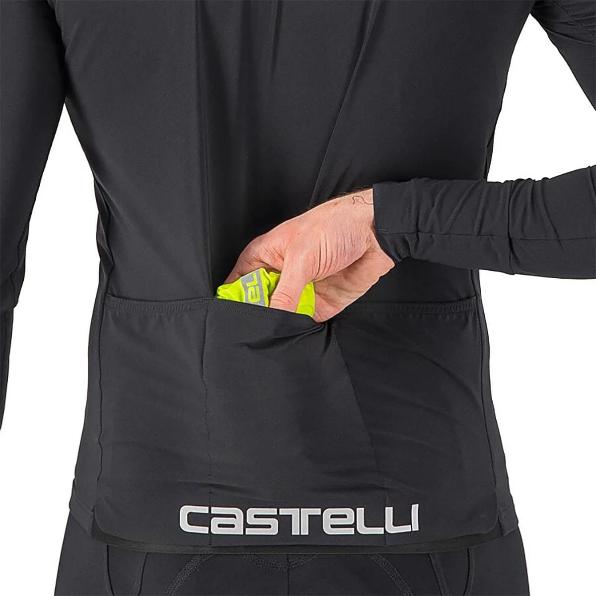 Veste CASTELLI SQUADRA STRETCH Jaune/Gris - Image 6
