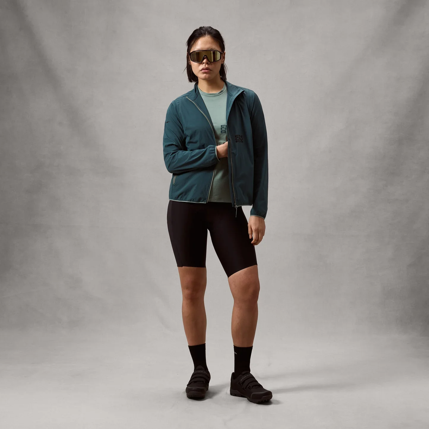 Veste ENDURA ALLTRACK RIDE PACKABLE Femme Teal