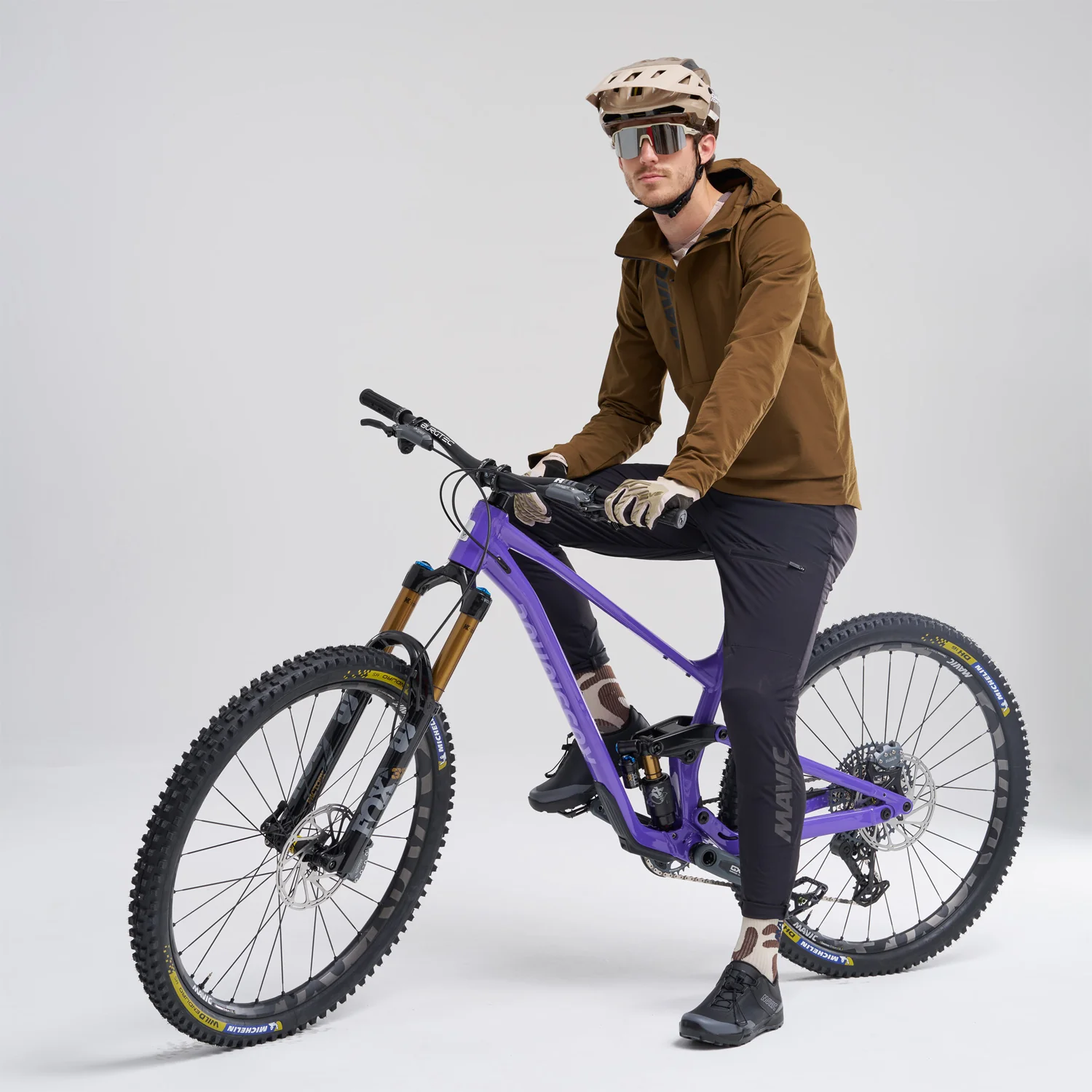 Veste MAVIC DEEMAX THERMO WIND HOODIE Marron - Image 6
