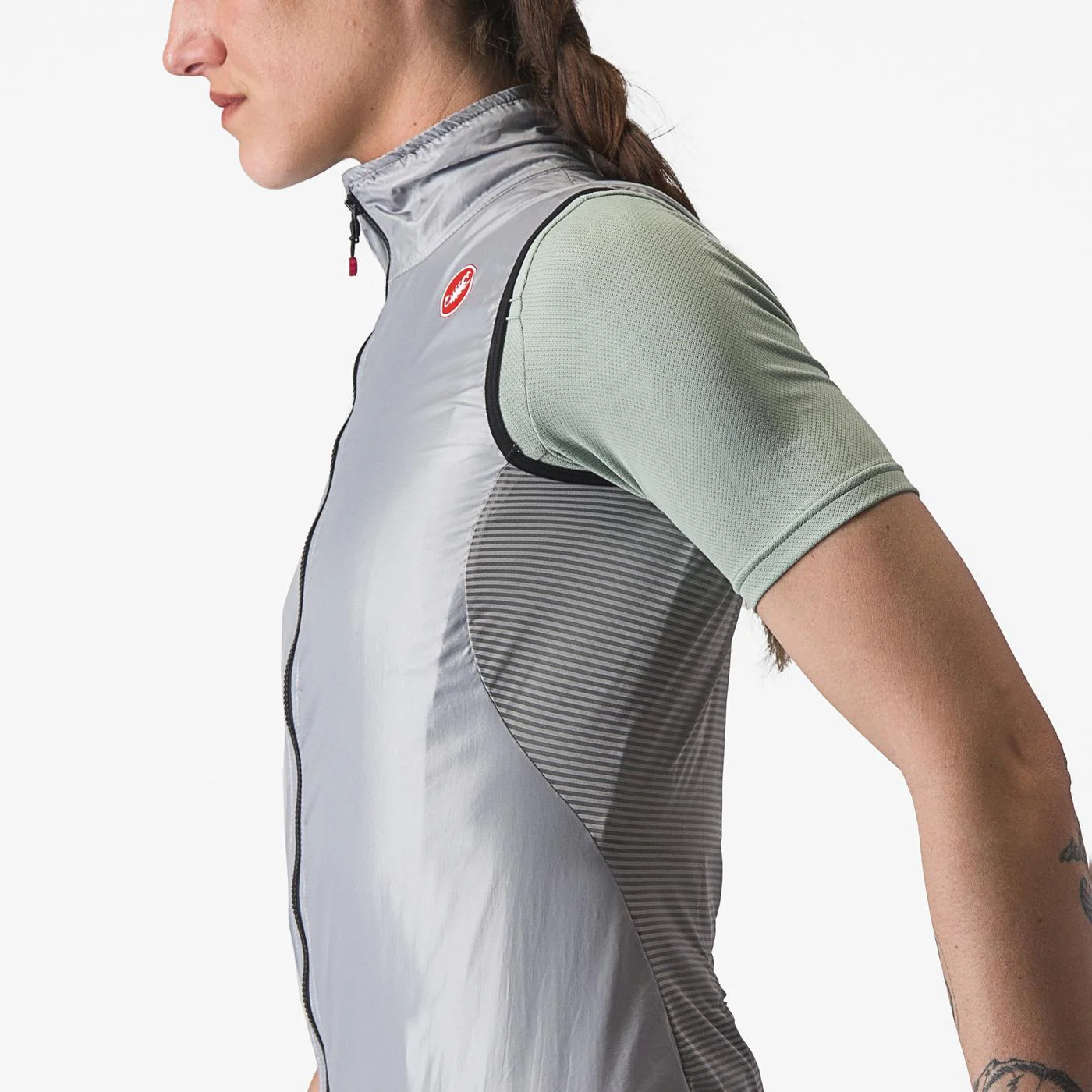 Veste Sans Manches CASTELLI ARIA Femme Gris - Image 4