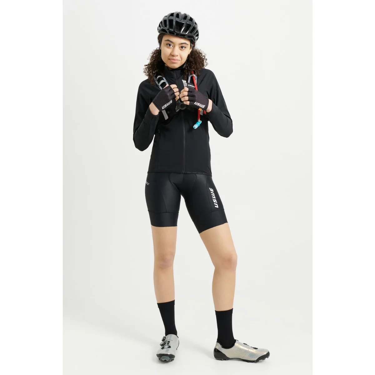 Veste USWE WIND GRAVEL Femme Noir - Image 7