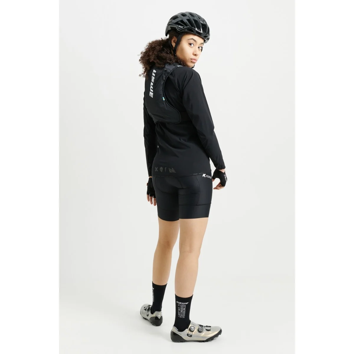 Veste USWE WIND GRAVEL Femme Noir - Image 9