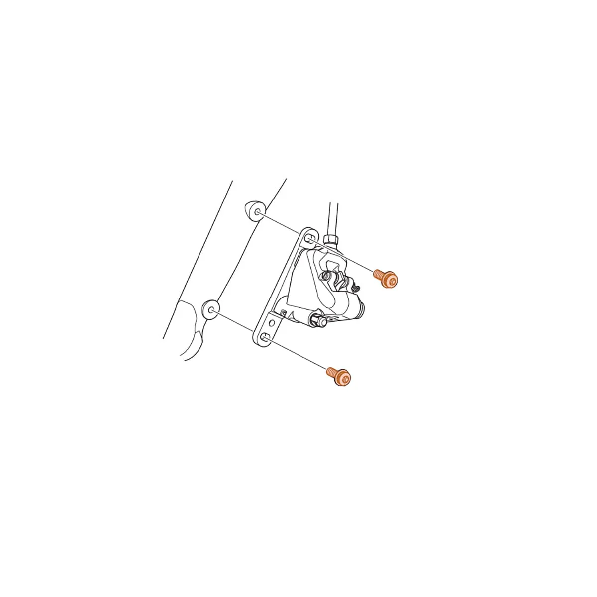 Vis De Fixation étrier Avant SHIMANO DURA-ACE FLATMOUNT R9170 - Image 3