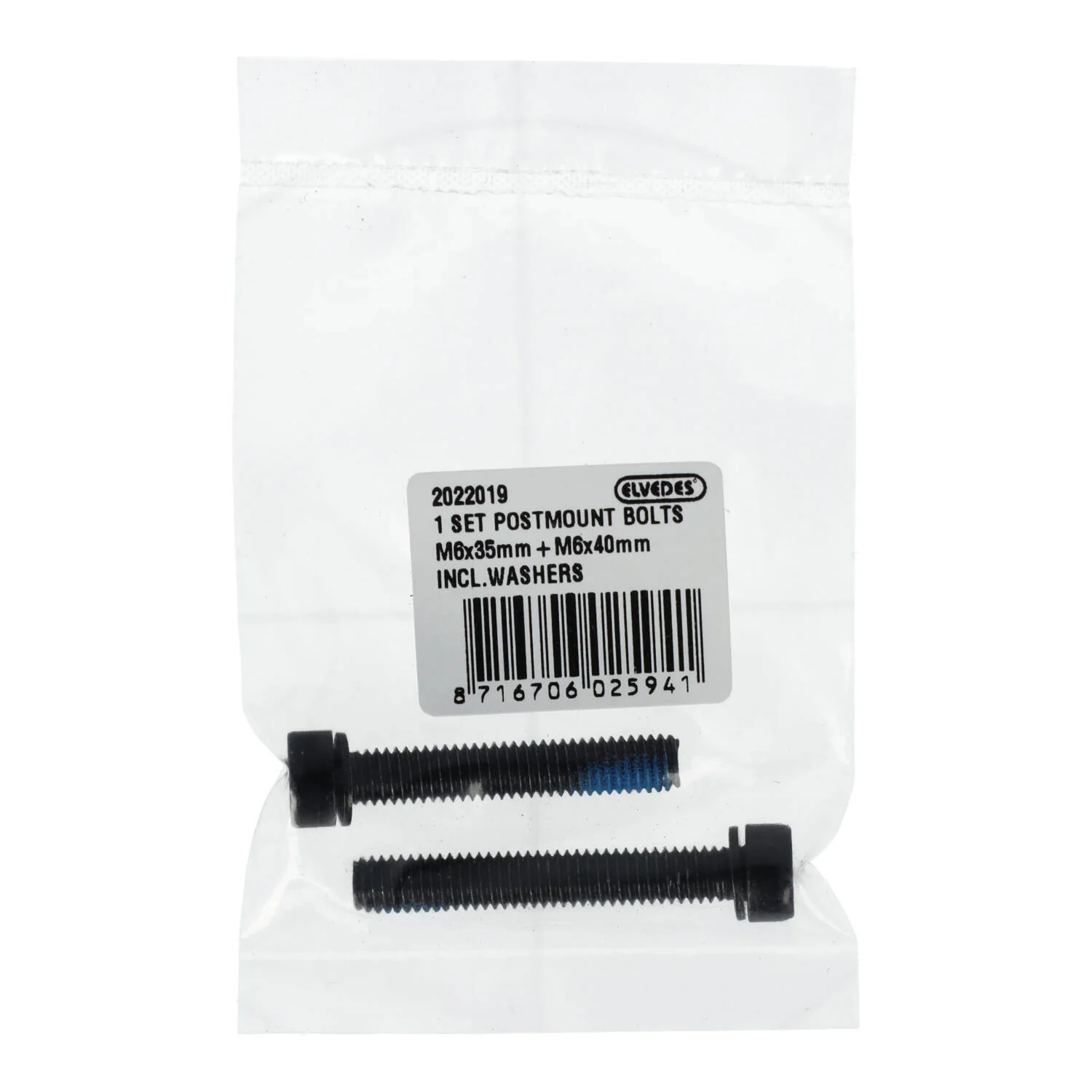 Vis de Fixation Etrier ELVEDES PM M6x35mm / M6x40mm - Image 2